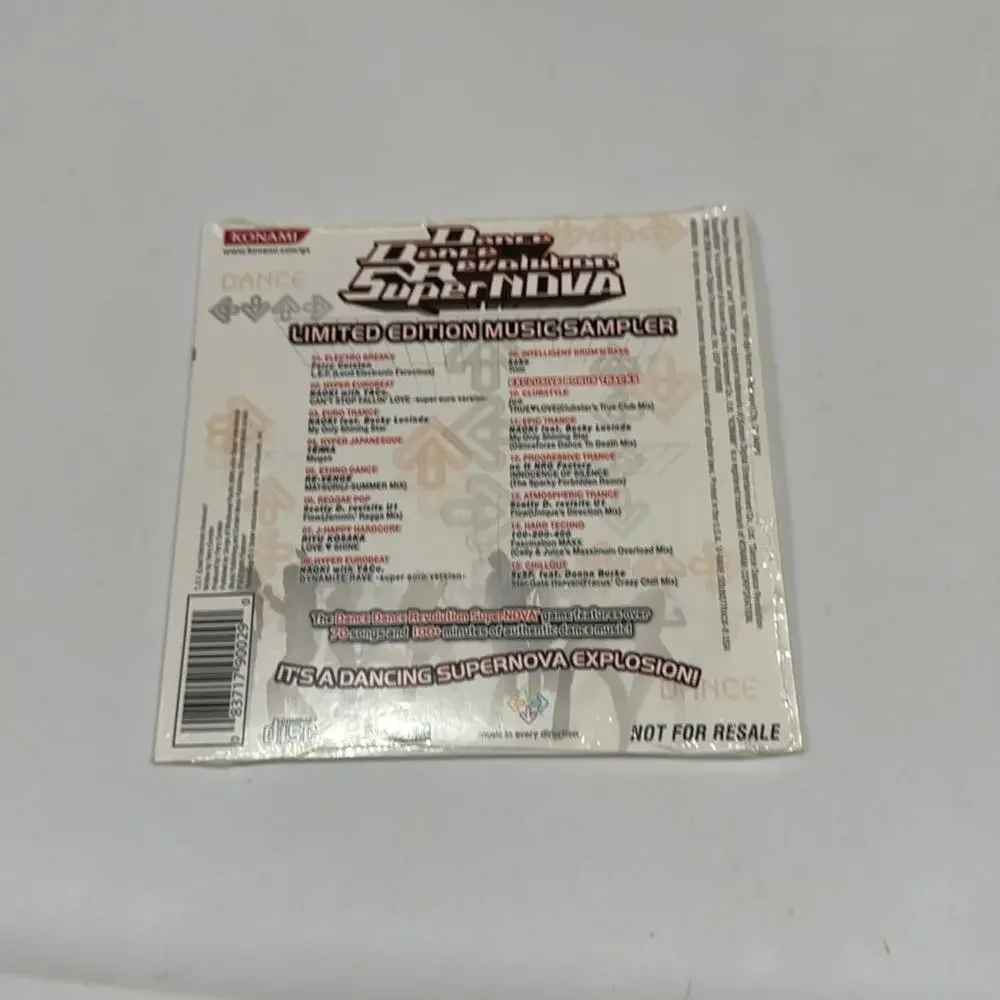 Dance Dance Revolution Super Nova Used Game & Sealed Music CD PlayStation 2 PS2 - Picture 6 of 6